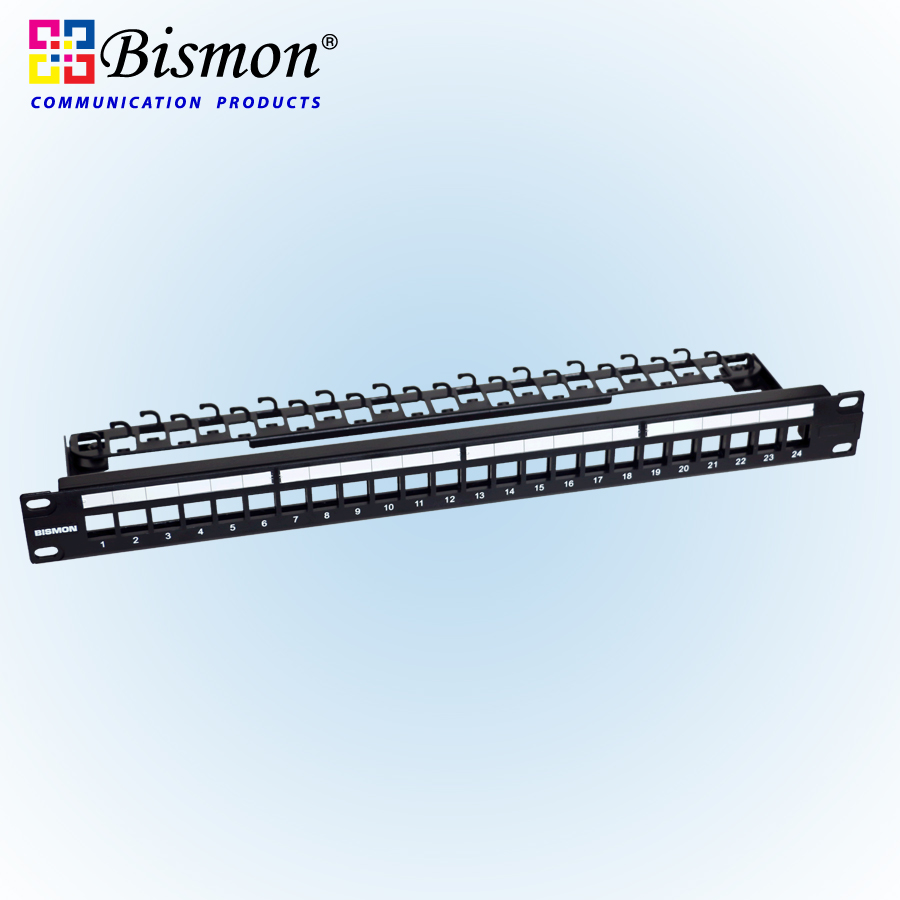 Patch-Panel-Iron-Frame-Only-for-24-Port-แผงเฟรม-เปล่า-24-ช่อง